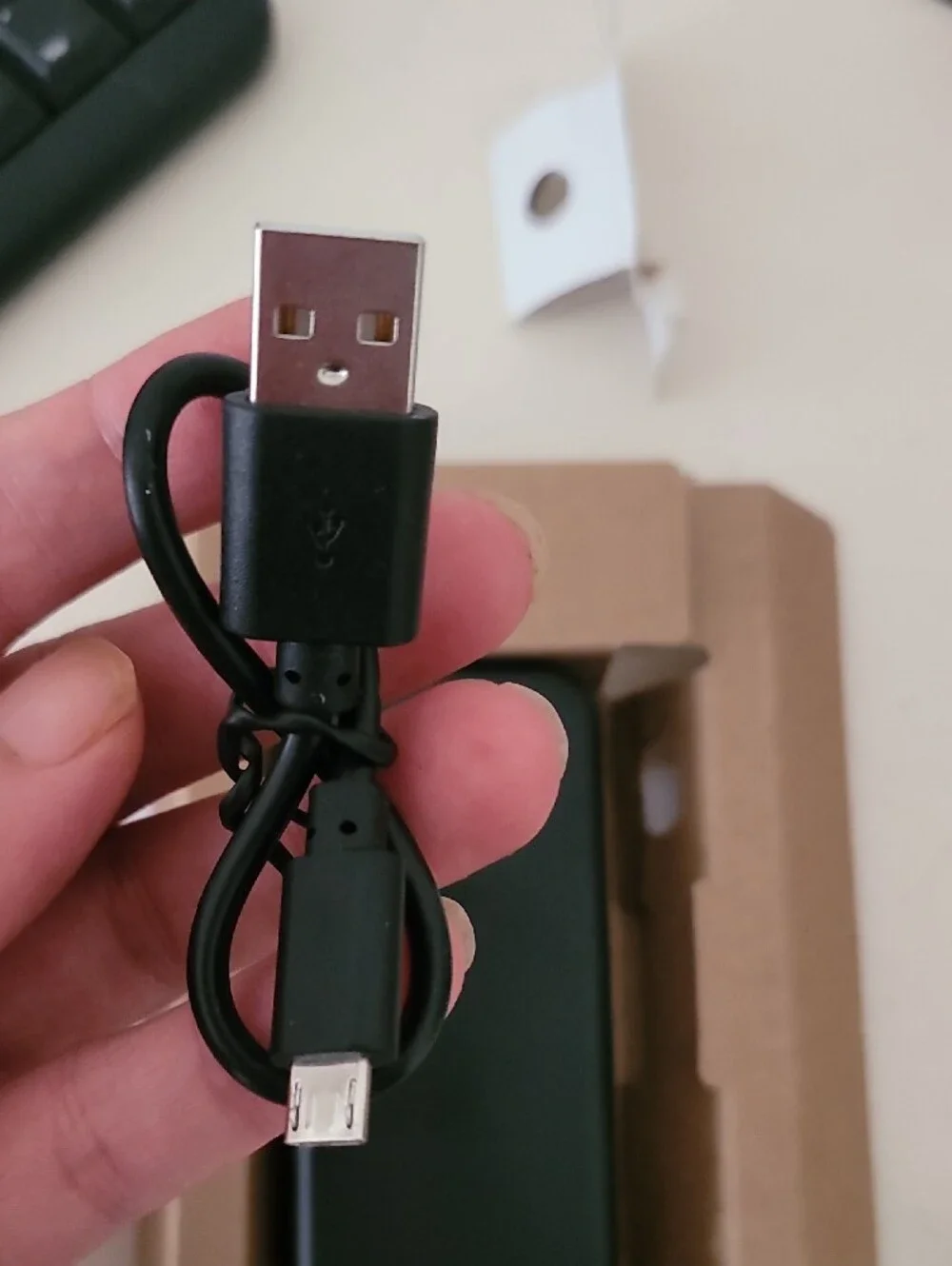 4000mAh Black Power Bank - Portable USB-A Battery